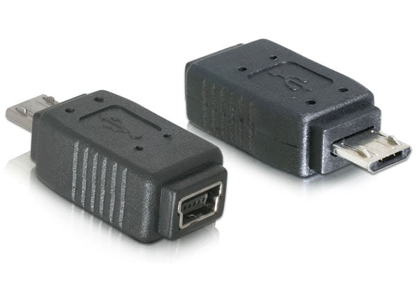 Micro USB Male to Mini USB Female Connec