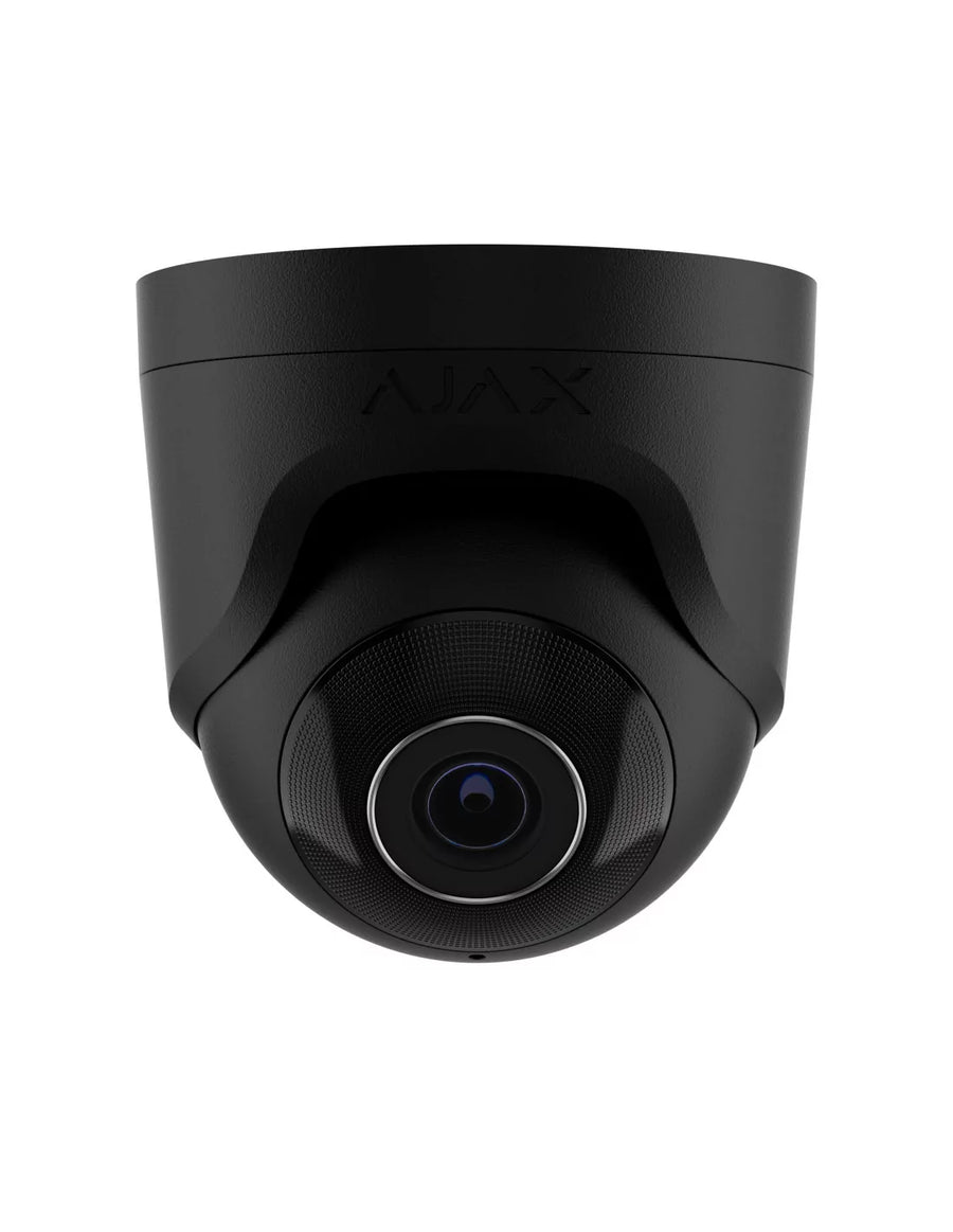 AJAX Security - 5MP IP Black Turret Camera with a 2.8 mm Wide-view Lens | AJAX-TURRET-5MP-28-B