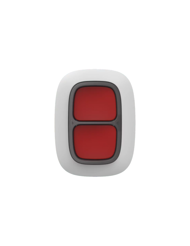 AJAX Security - DoubleButton Jeweller - Double White Wireless Smart Button for Panic and Control Modes |