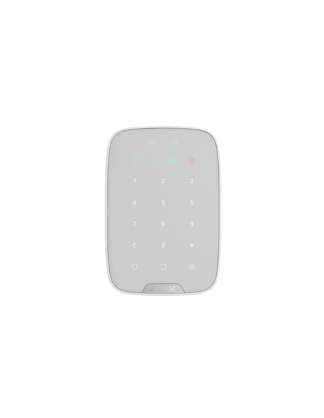 AJAX Security - Keypad Plus Jeweller, Wireless White Indoor Keypad | AJAX-KP-PLUS-W