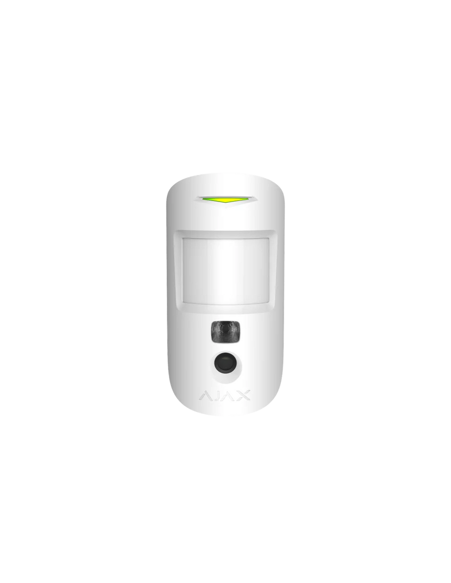AJAX Security - MotionCam Jeweller - White Wireless Indoor Motion Detector with Photo Camera | AJAX-MC-INDR-W