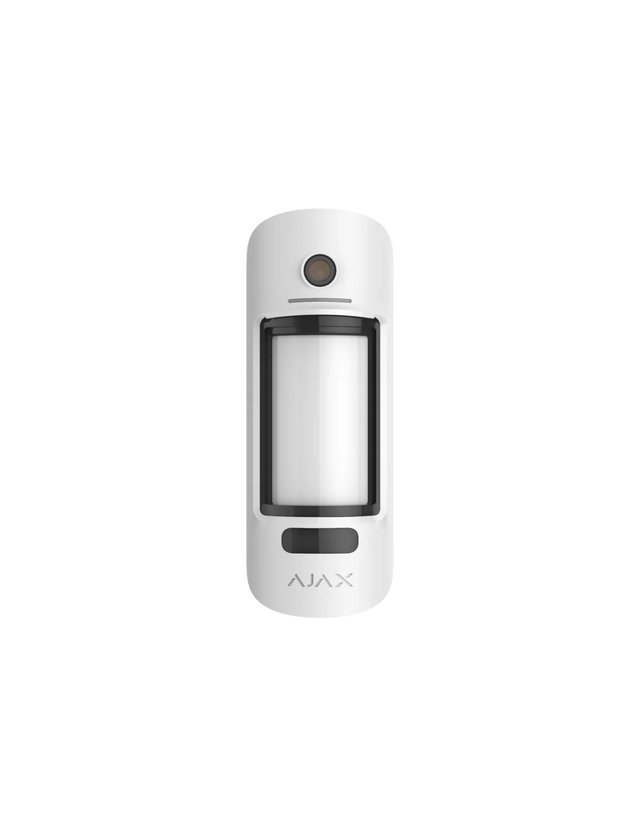 AJAX Security - MotionCam Jeweller - White Wireless Outdoor Motion Detector with Photo Verification |