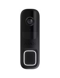 AJAX Security Outdoor Black 4MP WiFi Video Doorbell with PIR & AI | AJAX-DB-B