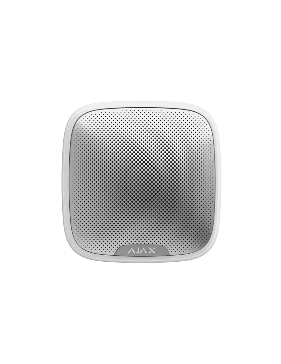 AJAX Security - StreetSiren Jeweller - White Outdoor Wireless Siren | AJAX-SS-OUT-W