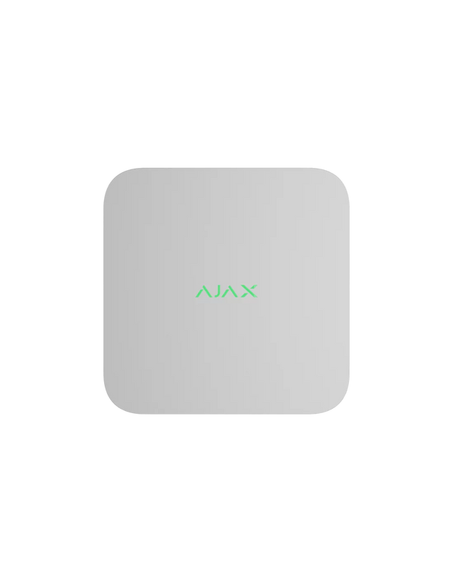 AJAX Security - White 8-Channel 4K NVR | AJAX-NVR-8-W