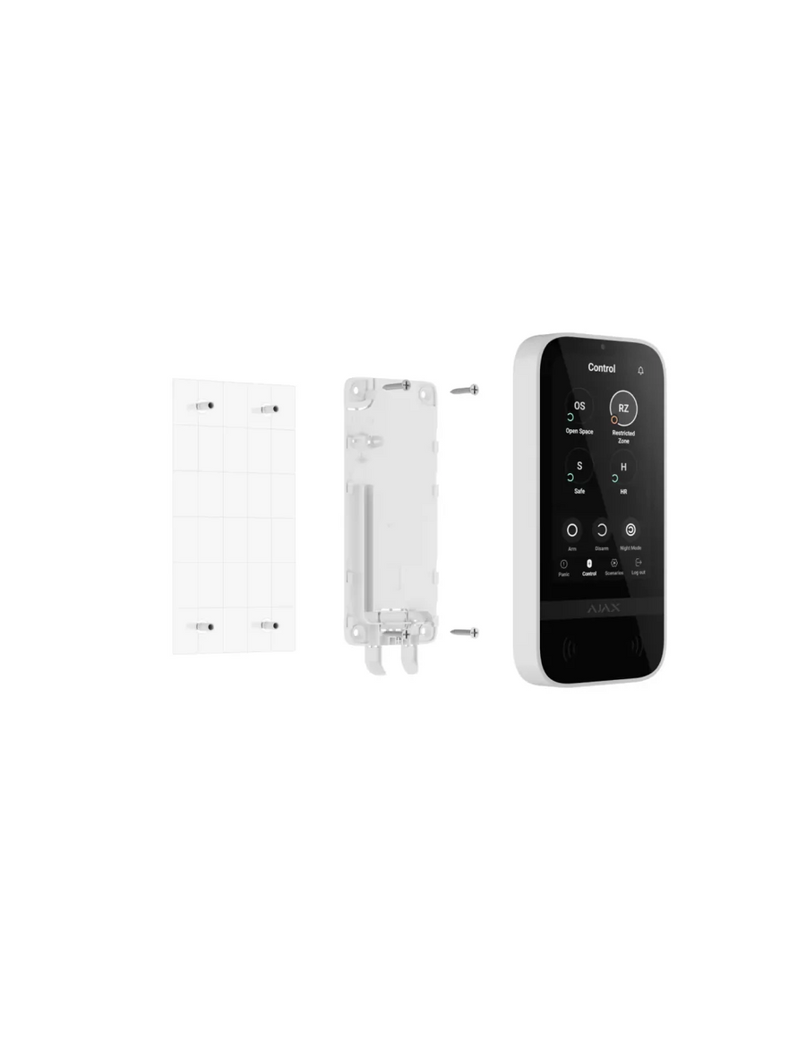 AJAX Security - White Wireless Keypad Touch Screen