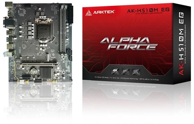 Arktek H510 MB,1200,DDR4,MICRO ATX