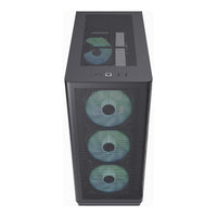 APNX C1-R Premium ATX Mid-Tower PC Case Black 4x 120mm PWM ARGB Fans Tempered Glass - Image 2