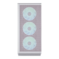 APNX C1-R Premium ATX Mid-Tower PC Case White 4x 120mm PWM ARGB Fans Tempered Glass - Image 2