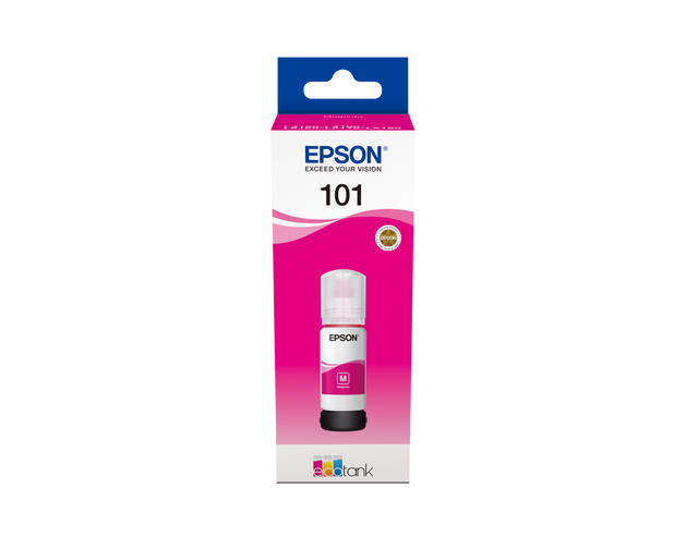 Epson 101 Ecotank Magenta Ink Bottle 70ml, 5200 Pages