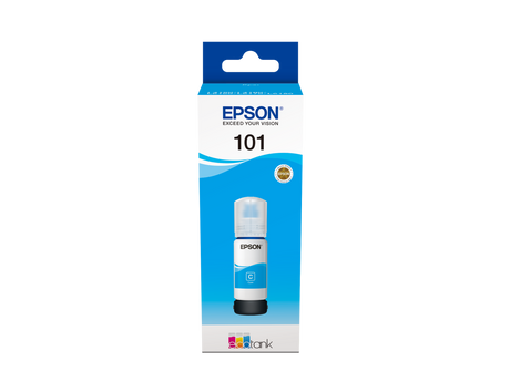 Epson 101 Ecotank Cyan Ink Bottle 70ml, 5200 Pages