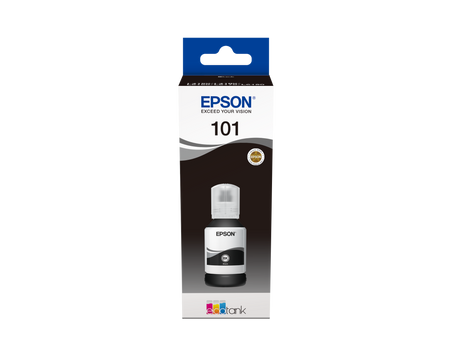 Epson 101 Ecotank Black Ink Bottle 127ml, 6200 Pages