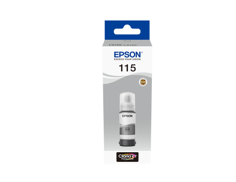Epson 115 Ecotank Grey Ink Bottle 70ml, 2300 Photos