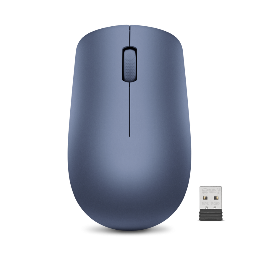 Lenovo 530 Wireless Mouse (Abyss Blue) with battery