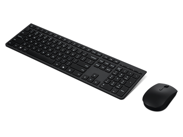 Lenovo Professional Wireless Rechargeable Combo Keyboard and Mouse -US English