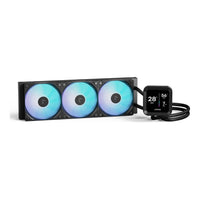 AeroCool APNX LC1-D 360mm ARGB AIO Liquid CPU Cooler Black 3.95-inch IPS LCD Display 320W TDP Copper Block - Image 3