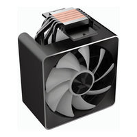 APNX AP1-V ARGB CPU Air Cooler 245W TDP 5 Heatpipe 120mm PWM Fan Black - Image 5