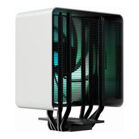 APNX AP1-V ARGB CPU Air Cooler 245W TDP 5 Heatpipe 120mm PWM Fan White - Image 3