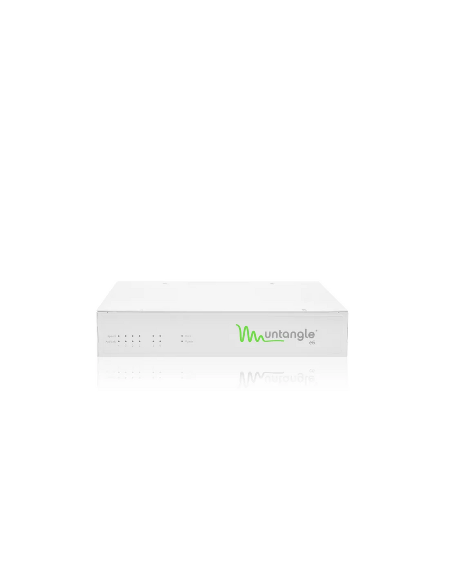 Arista Edge Threat Management - E6 SD-WAN Router, 2X GbE WAN, 4X GbE LAN