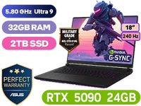 ASUS ROG STRIX SCAR 18 / 18-inch 2.5K (2560 x 1600 WQXGA) 16:10 ROG Nebula HDR Display