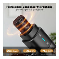 NearStream Podcast/Condenser Microphone with Desk Stand - Image 4