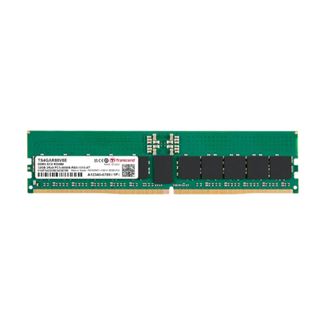 Transcend 16GB DDR5-5600 ECC Registered DIMM CL46 1Rx8 Server Memory