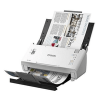 Epson WorkForce DS-410-Sheetfeed;A4 A3 with stitching; Duplex; 600x600DPI; 35ppm; Single Pass Dual; Ddaily Duty Cycle 4000. USB