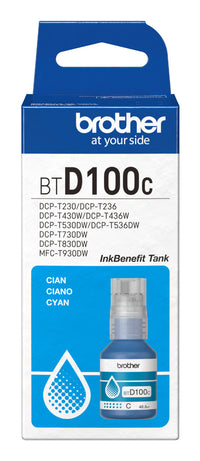 Brother Cyan Ink for DCP-T230; DCP-T430W; DCP-T530DW; DCP-T536DW; DCP-T730DW; DCP-T830DW; MFC-T930DW