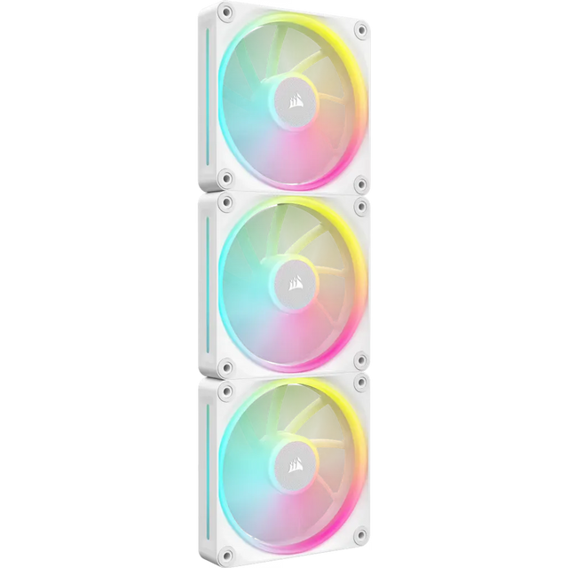 Corsair iCUE LINK LX120 RGB 120mm PWM Case Fan 3-Pack (White)