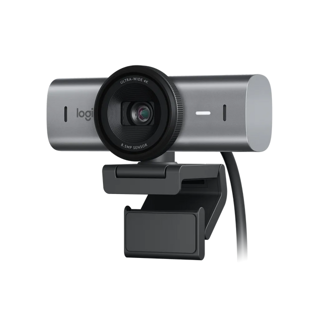 Logitech MX Brio 4K 8.5MP Streaming Webcam AI Enhancement Show Mode Privacy Shutter USB-C