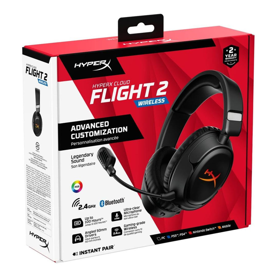 HP HyperX Cloud Flight 2 Wireless Headset Black