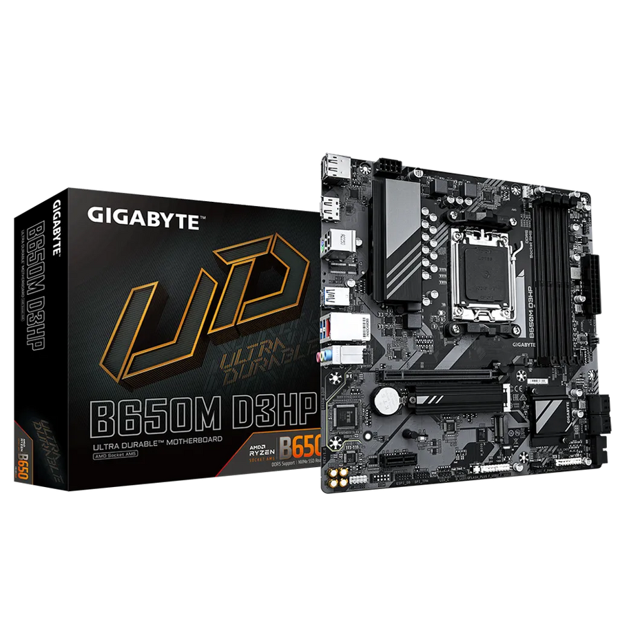 Gigabyte B650M D3HP AMD AM5 Micro-ATX Motherboard DDR5 2x M.2 HDMI DP