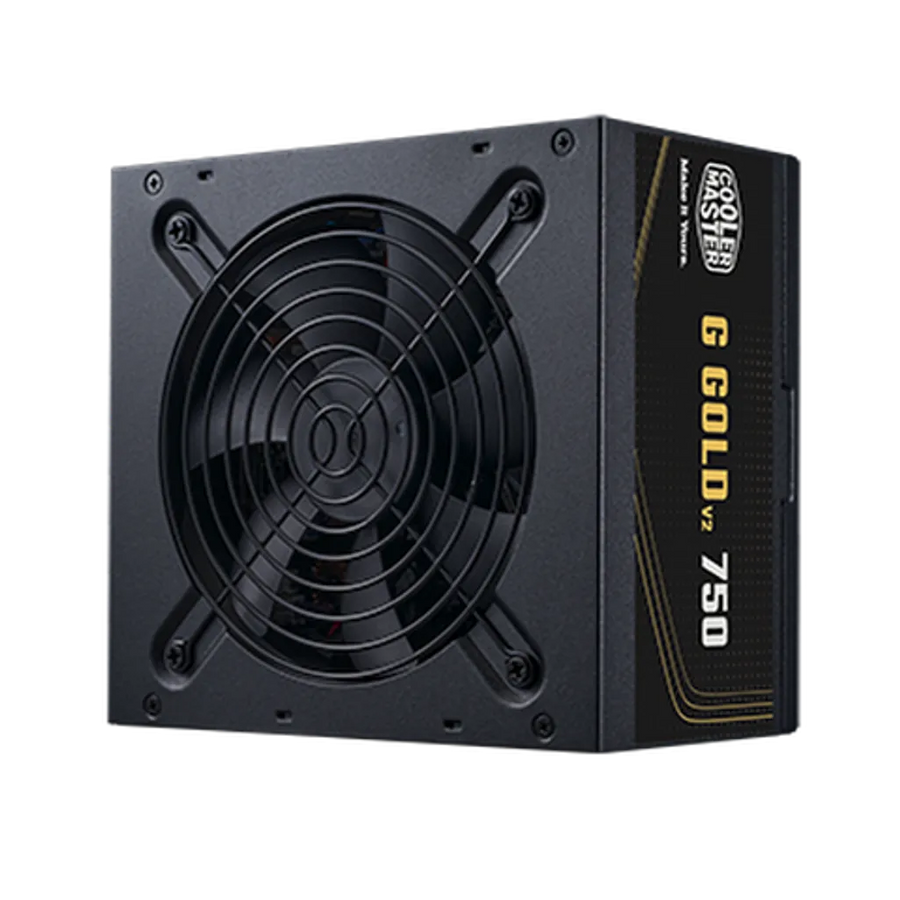 Cooler Master G Gold 750 V2 750W 80 PLUS Gold ATX Power Supply Unit (Black)
