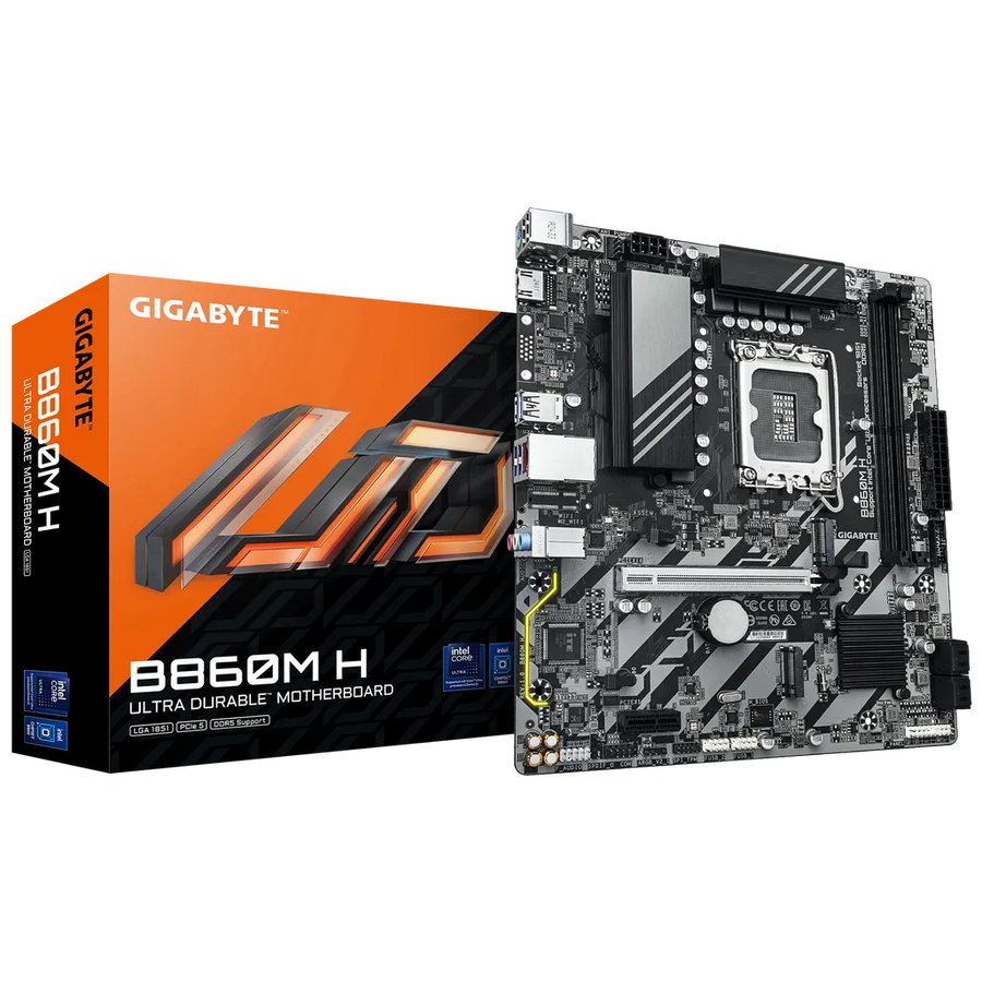 Gigabyte B860M H Micro-ATX Motherboard Intel LGA1851 B860 DDR5 2x M.2 HDMI