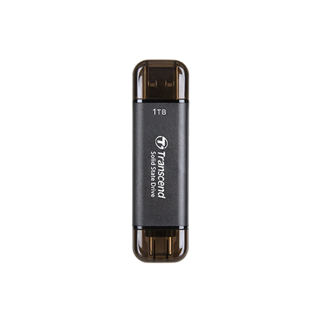 Transcend ESD310C 1TB Dual USB Portable SSD Black