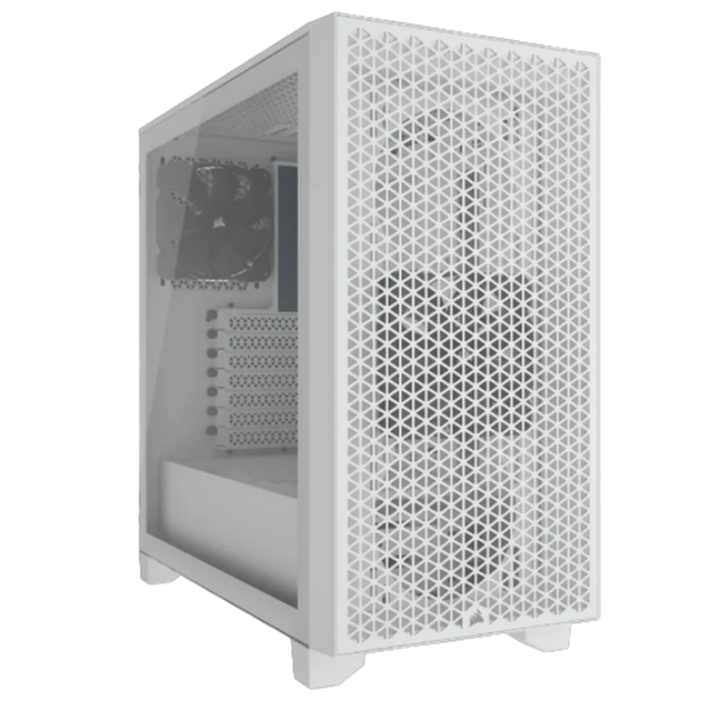 Corsair White Mid-Tower ATX PC Gaming Case Tempered Glass