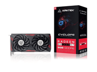 Arktek AMD Radeon RX 7600XT, 2048 Stream Processors, 8GB GDDR6 Memory, DP x 3, HDMI x 1