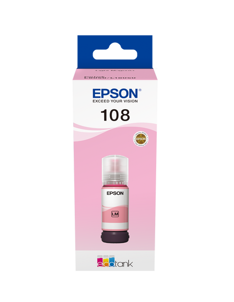Epson 108 Ink Bottle Light Magenta 70ml for L8050 / L18050