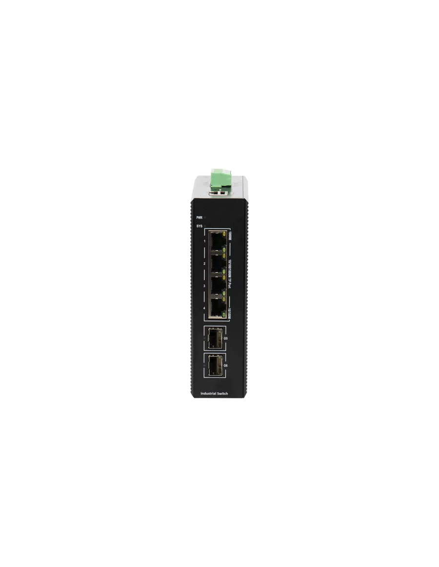 BDCOM 4 Port Gigabit Industrial PoE+ Switch With 2 SFP - Managed