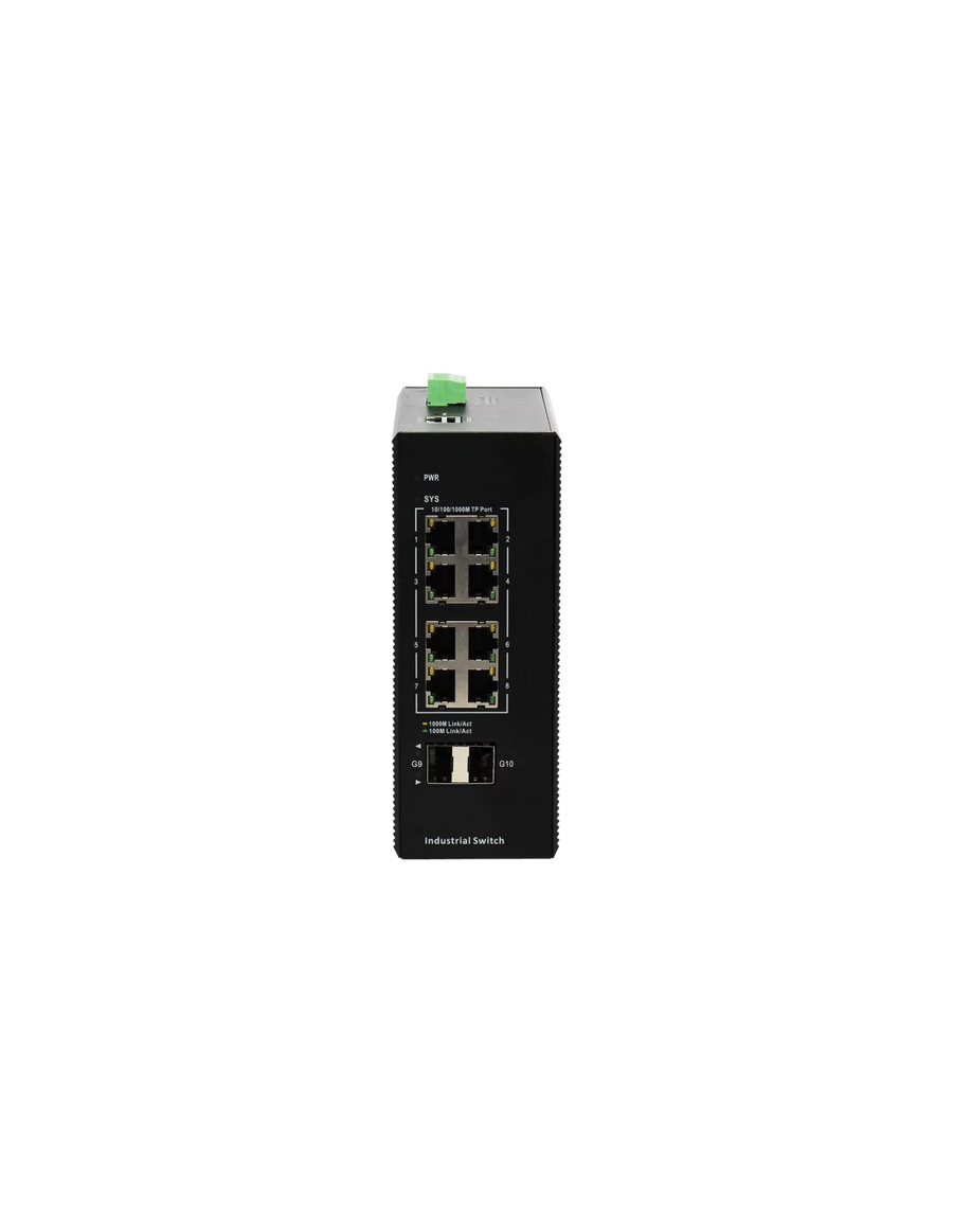BDCOM 8 Port Gigabit Industrial Switch With 2 SFP - Managed