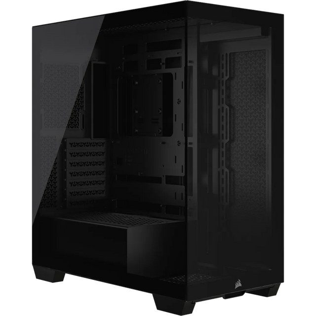 Corsair 3500X Midi Tower ATX PC Case Tempered Glass Side Panel USB-C (Black)