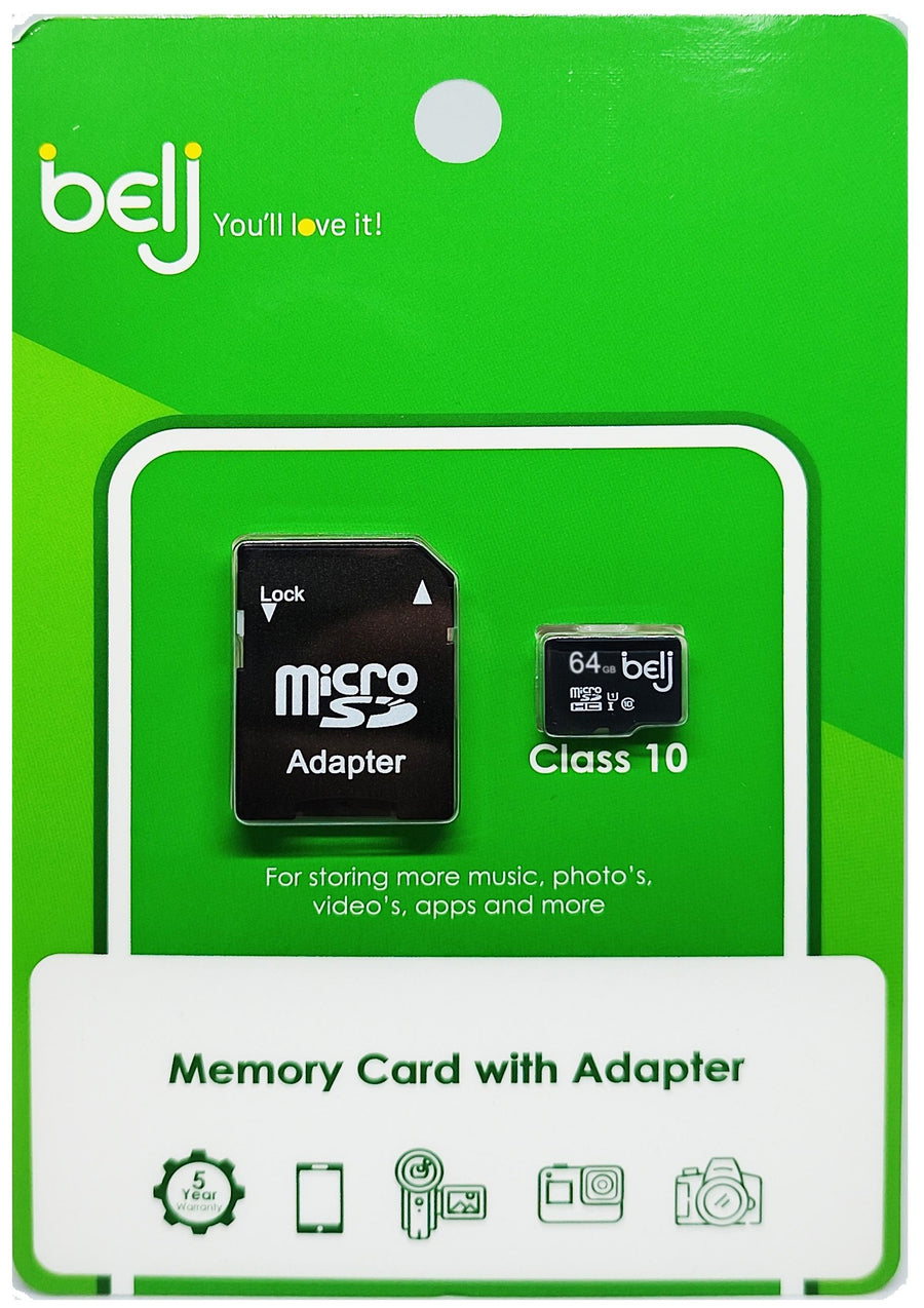 Belj 64GB Msd Card with Adapter