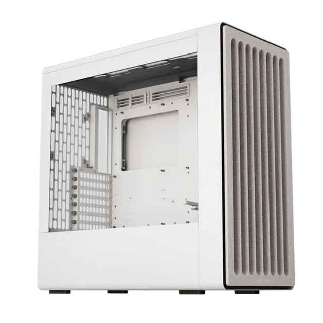 HAVN BF 360 E-ATX Mid Tower Gaming PC Case Tempered Glass White GPU Air Guide