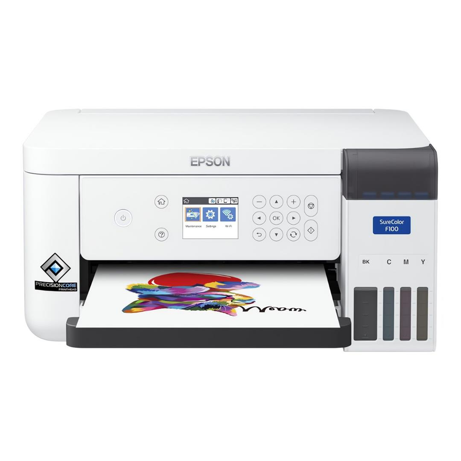 Epson SureColor SC-F100-Sublimation A4; DPI 600x1200;WiFi; Ethernet; Warranty 1 year Carry In