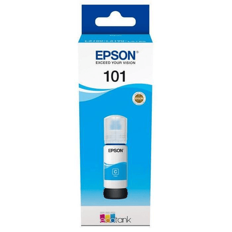 Epson 101 Ink Bottles Cyan 70ml Ecotank L4150 / L4156 / L4160 / L4260 / L6160 / L6170 / L6176