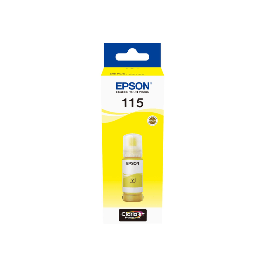 Epson 115 Ink Bottles Yellow 70ml EcoTank L8160 6200 pages 2300 Photos
