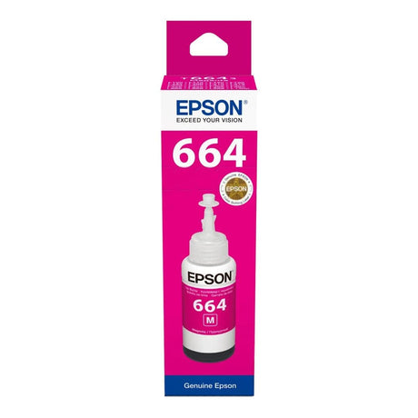 Epson 664 Ink Bottles Magenta 70ml EcoTank L565 Printer