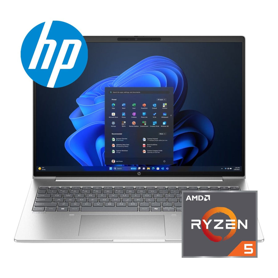 HP ProBook 4 G1ah 16 inch Ryzen 5 220 16GB (1x16GB) DDR5 512GB PCIe NVMe SSD 16.0 WUXGA UWVA 300 5MPIR 60Hz
