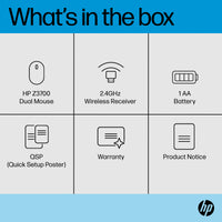 HP Z3700 Dual Wireless Black Mouse - Image 5