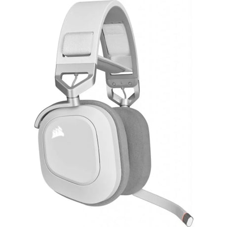 Corsair HS80 RGB Wireless Premium Gaming Headset with Spatial Audio White